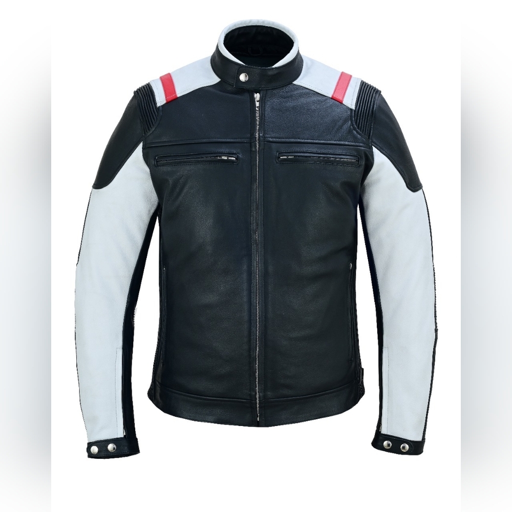Men's Top Grade Motorcycle Leather Jacket